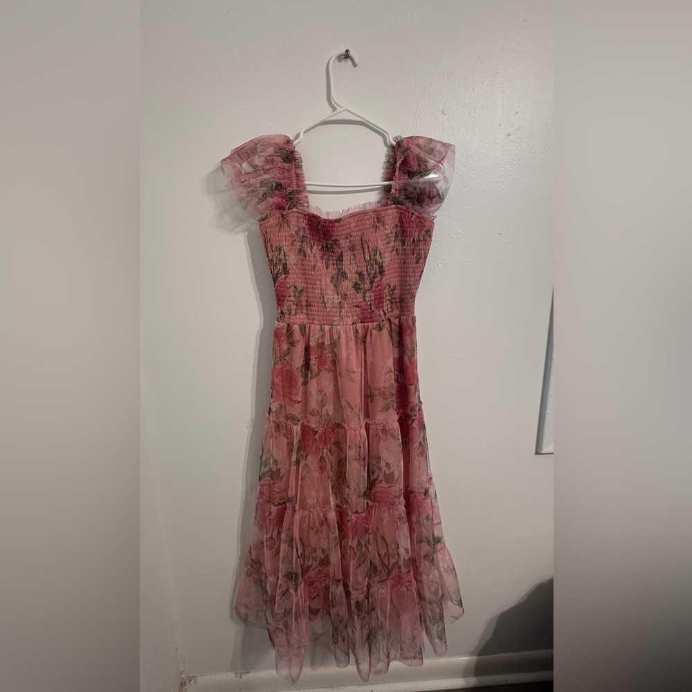 Baltic Born Pink Floral Kids Dress